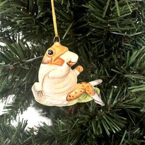 1982 Schmid Beatrix Potter Jeremy Fisher Hanging Ornament